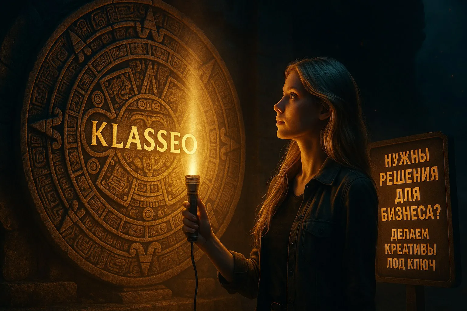 Креативы для наполнения мультисайтов и для контента в соцсети от KLASSEO